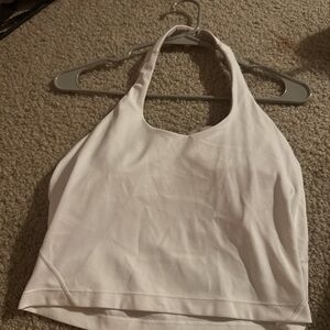 lululemon athletica White Halter Tank Top